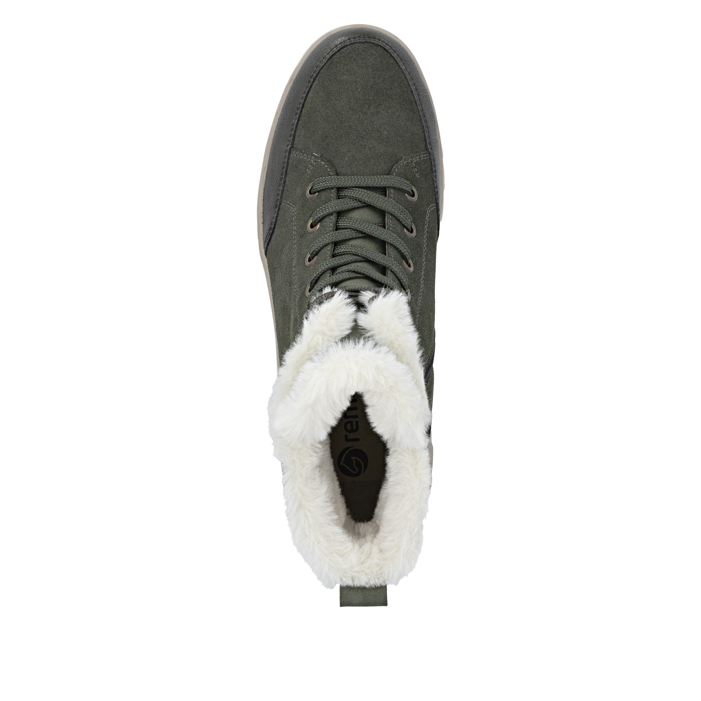 REMONTE Lace-Up Boots in Green