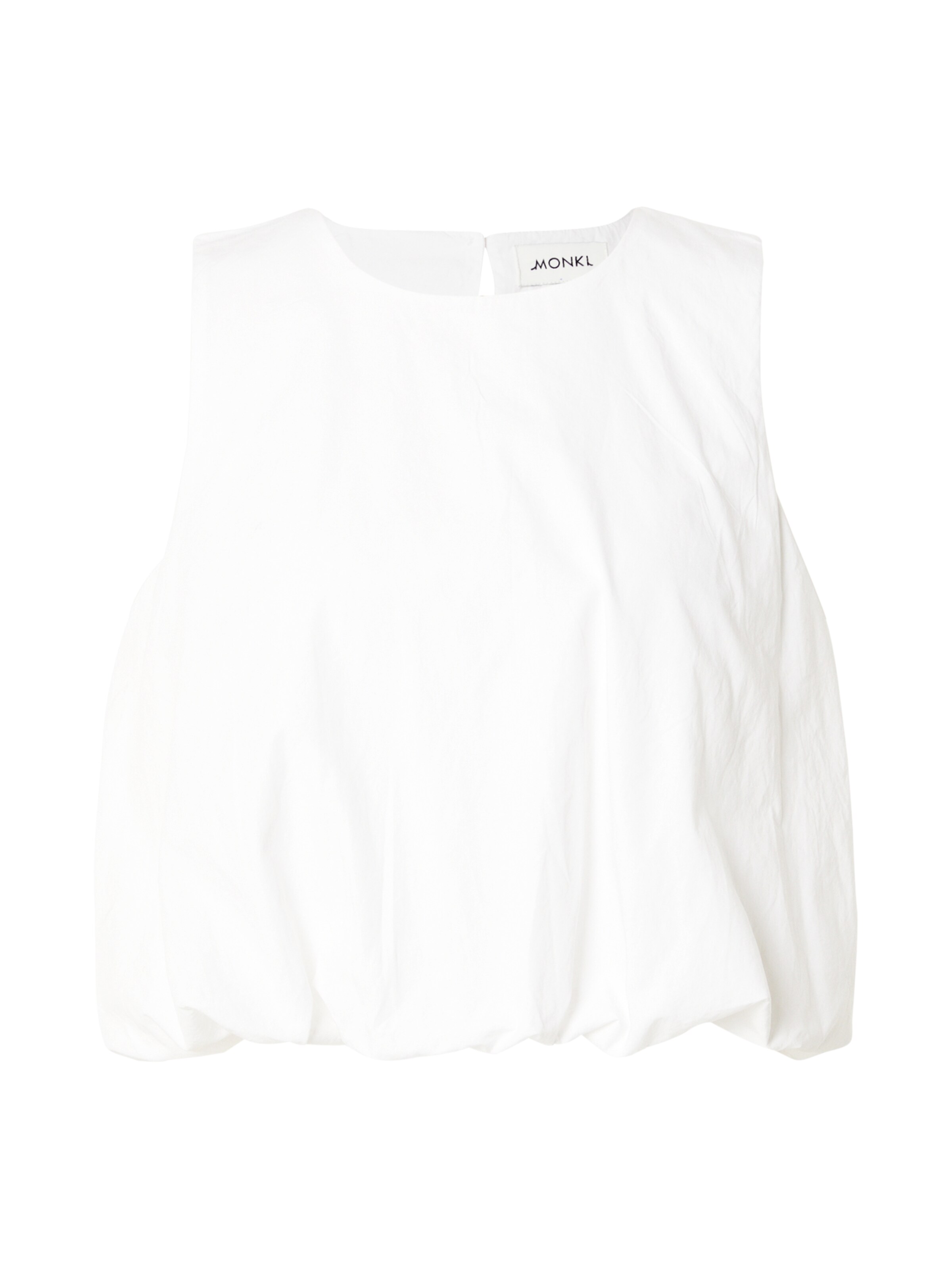 Monki Μπλούζα σε λευκό: μπροστά