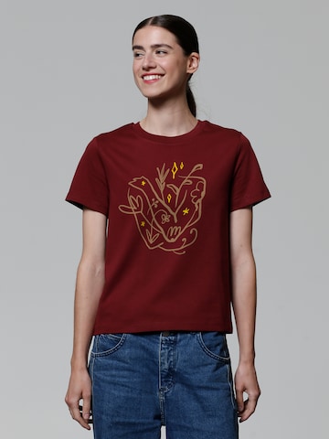 Watapparel Shirt 'Self love' in Red: front
