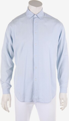 Versace Jeans Couture Button Up Shirt in S in Blue: front