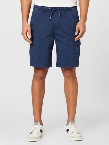 BLEND Regular Cargo trousers in Blue: front