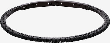 GUESS Bracelet 'Klassisch Chic' in Black: front