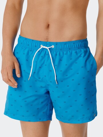 Shorts de bain ' Aqua ' SCHIESSER en bleu : devant