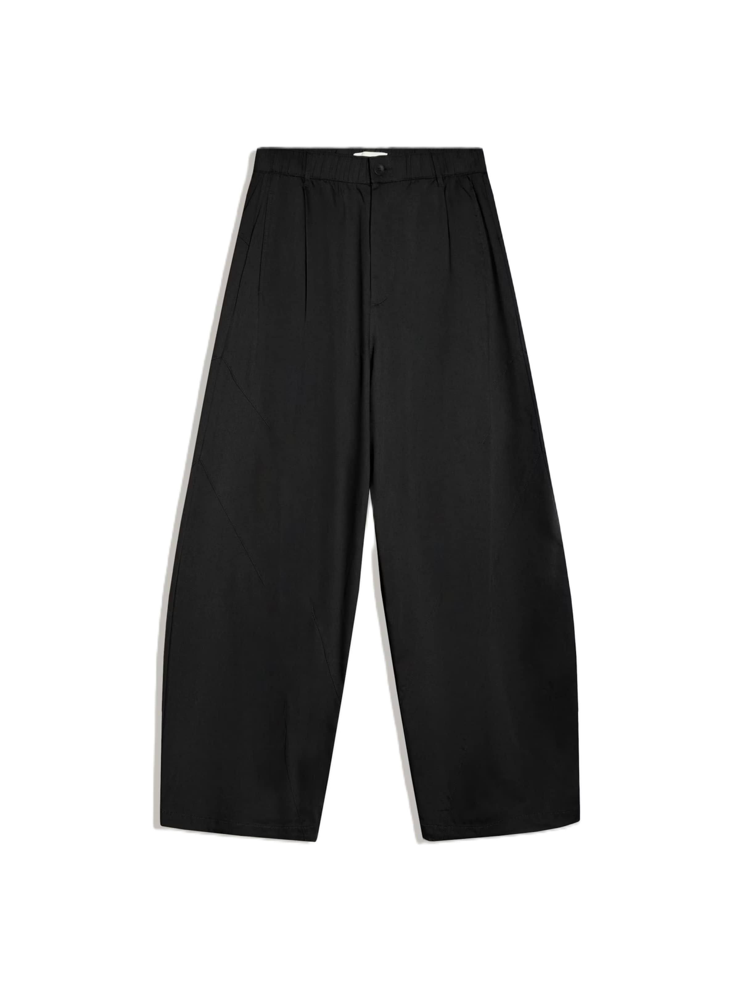 Bershka Pantalon à pince en 44 en noir, Vue avec produit