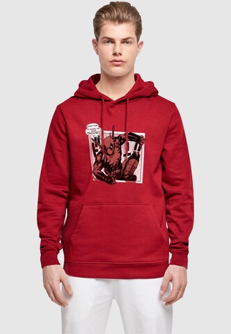 ABSOLUTE CULT Sweatshirt 'Deadpool - Tacos Breaktime' in Rot: predná strana