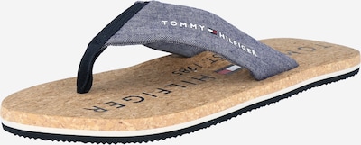 TOMMY HILFIGER Žabky - modrá džínovina / červená / bílá, Produkt