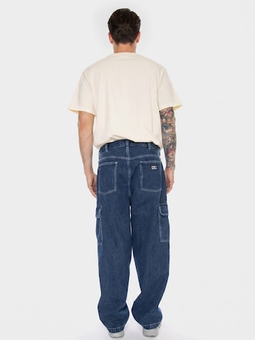 Obey Baggy Jeans 'Big Wig Cardgo' in Blue
