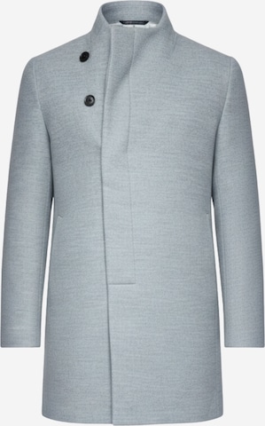 Ombre Between-Seasons Coat in Grey: front