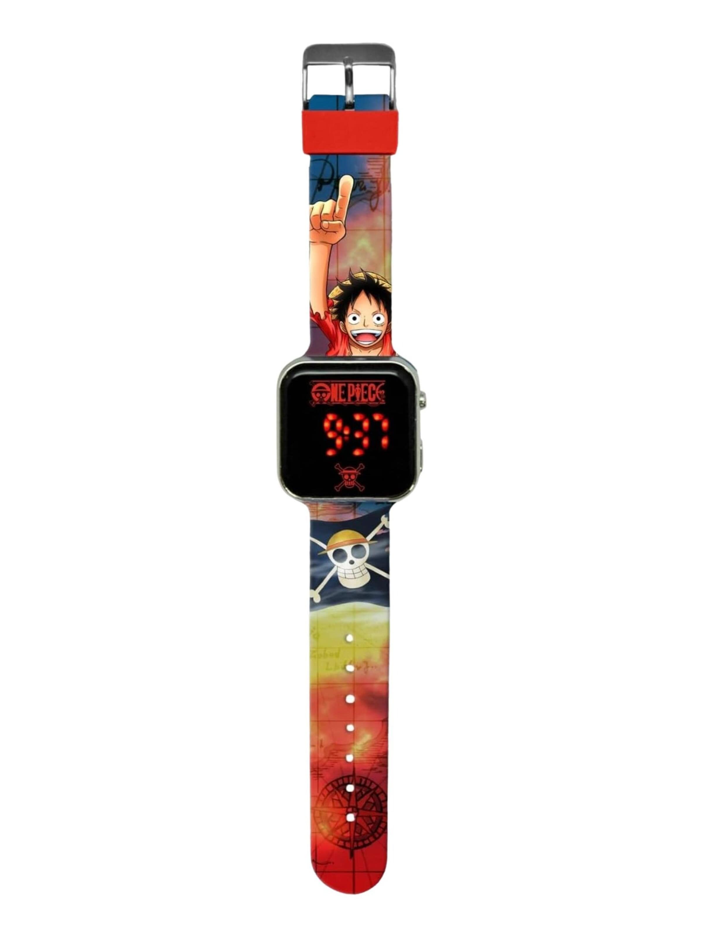 DISNEY Uhr 'One Piece LED'‌‌‌‌‌‌‌‌ in Mischfarben: Vorderseite