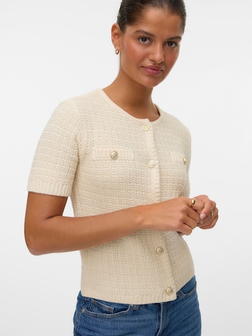 VERO MODA Knit cardigan 'VMHarva' in Beige