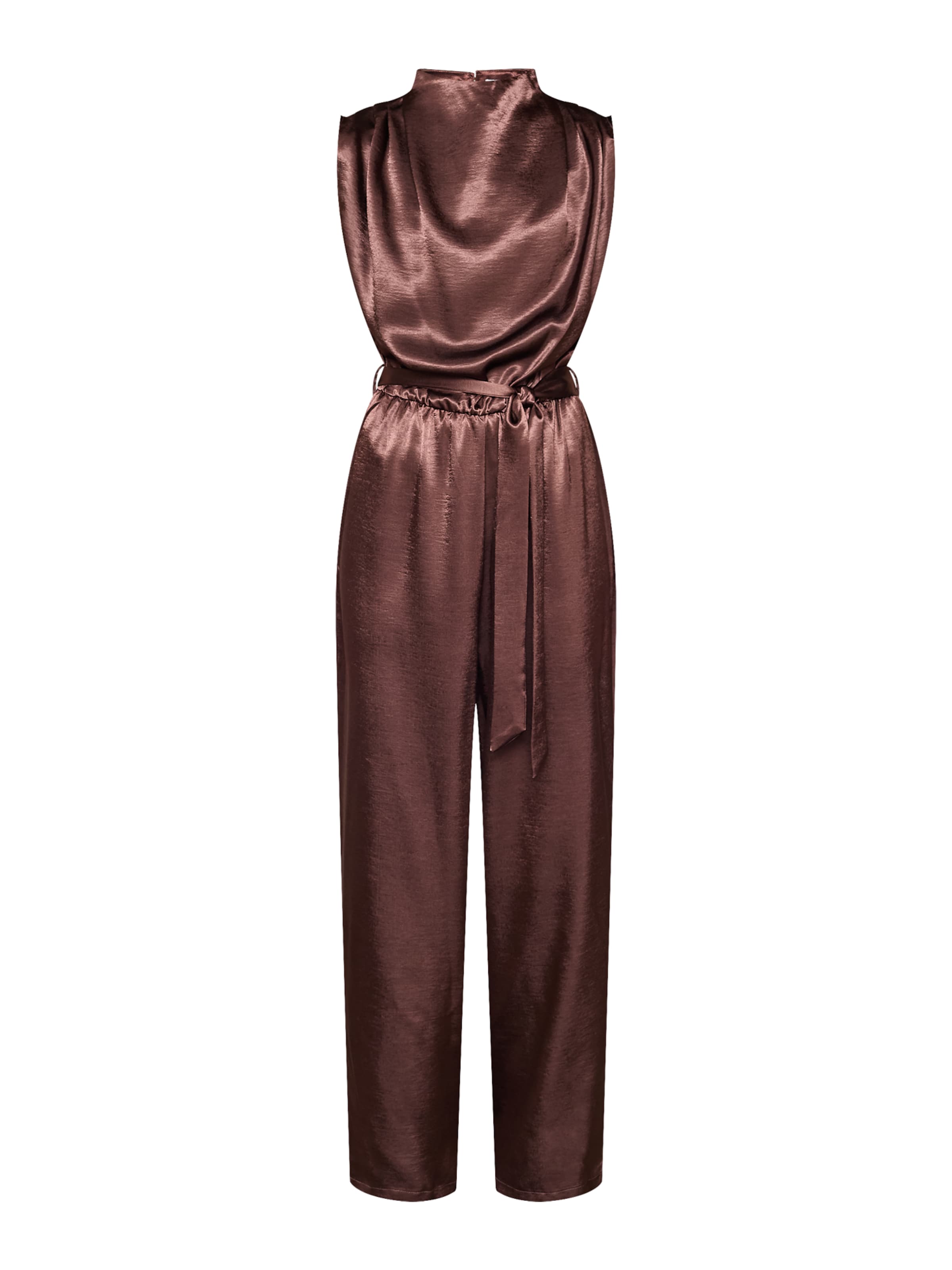 Tuta jumpsuit 'GUTO' di SISTERS POINT in marrone: frontale