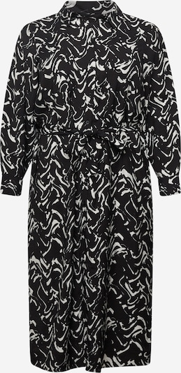 Vero Moda Curve Sukienka koszulowa 'Cia' w kolorze czarny / białym, Podgląd produktu