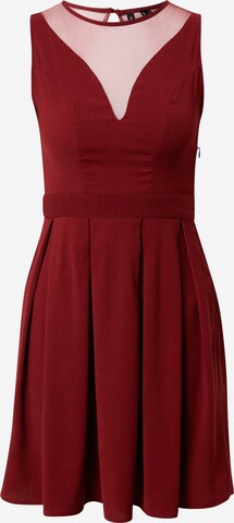 VERO MODA Jurk 'Belina' in Rood: voorkant