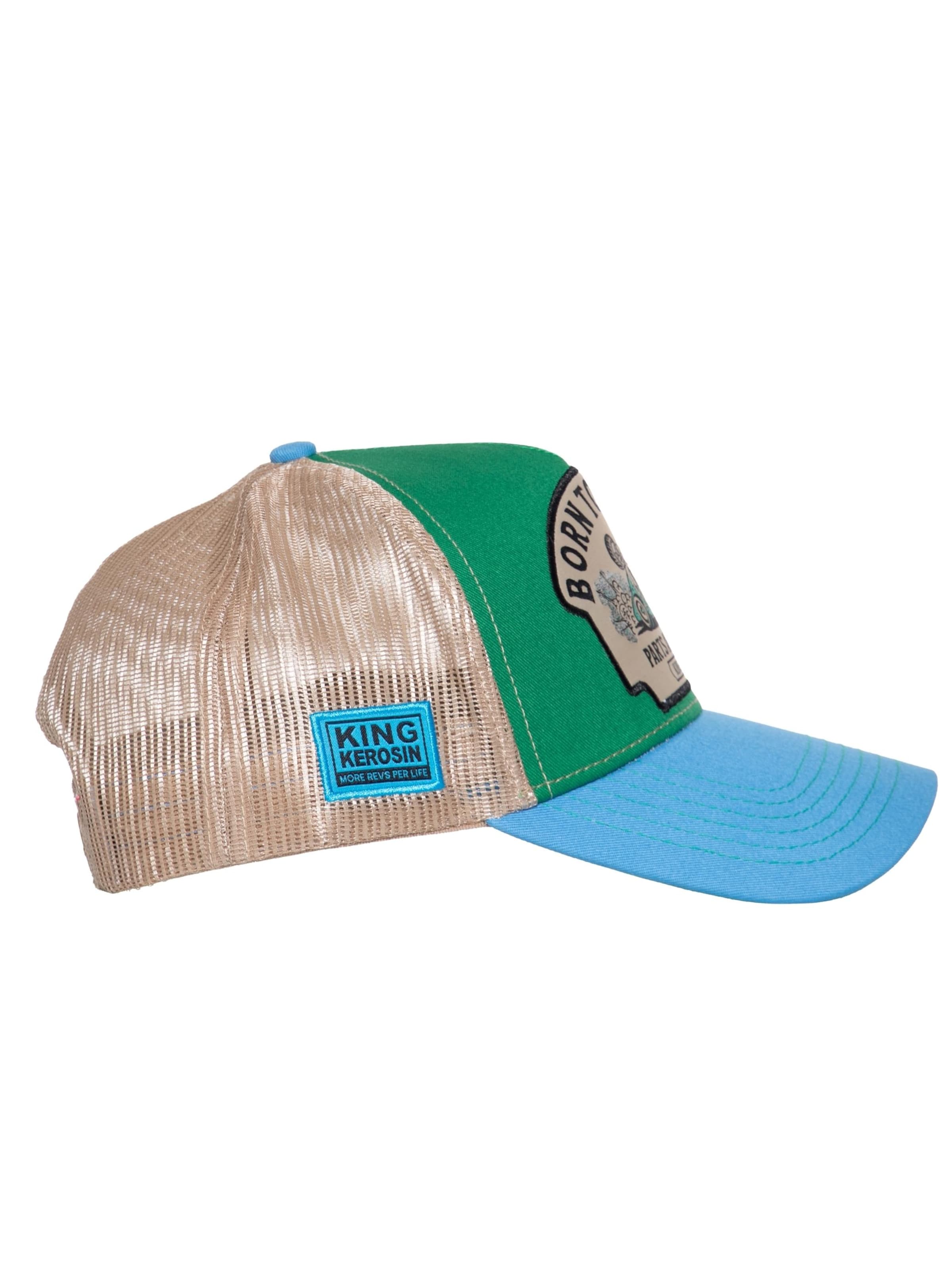 King Kerosin Cap 'Born to be fast' in Green