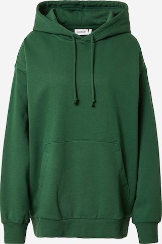 WEEKDAY Sweatshirt i grøn: forside