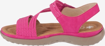 Rieker Sandale 'Rieker Sandals 64870' in Pink: Vorderseite