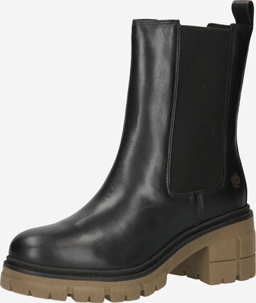 Apple of Eden Chelsea boots 'Peggy' in Black: front