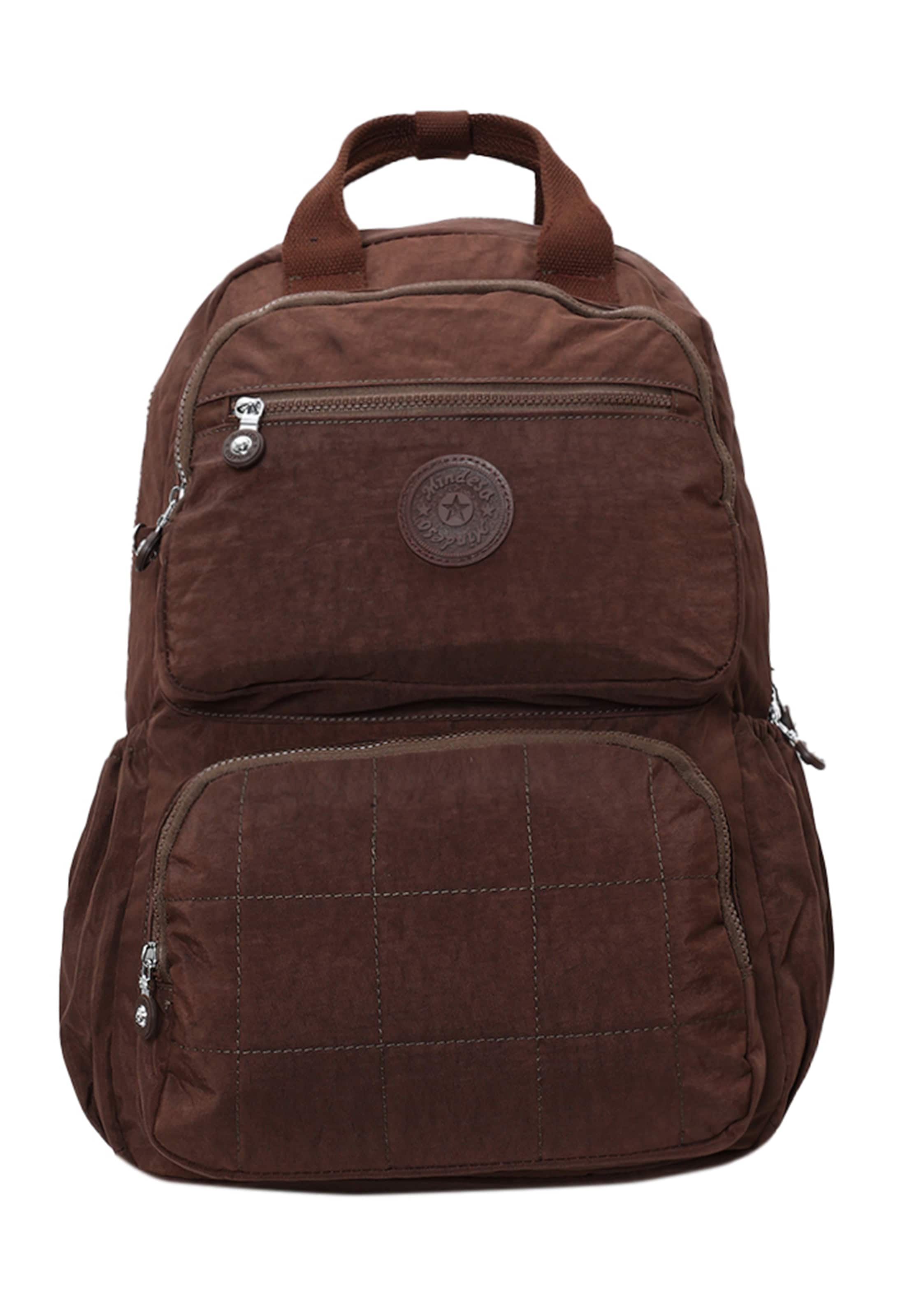 Sac à dos Mindesa en marron : devant