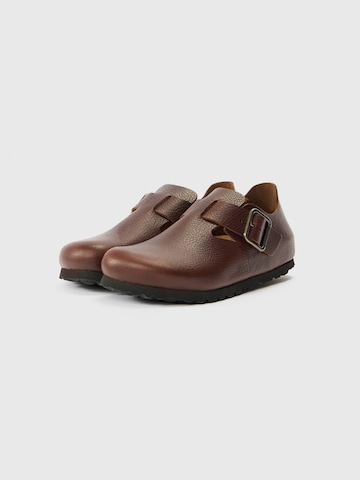 BIRKENSTOCK Παντοφλέ 'London' σε καφέ