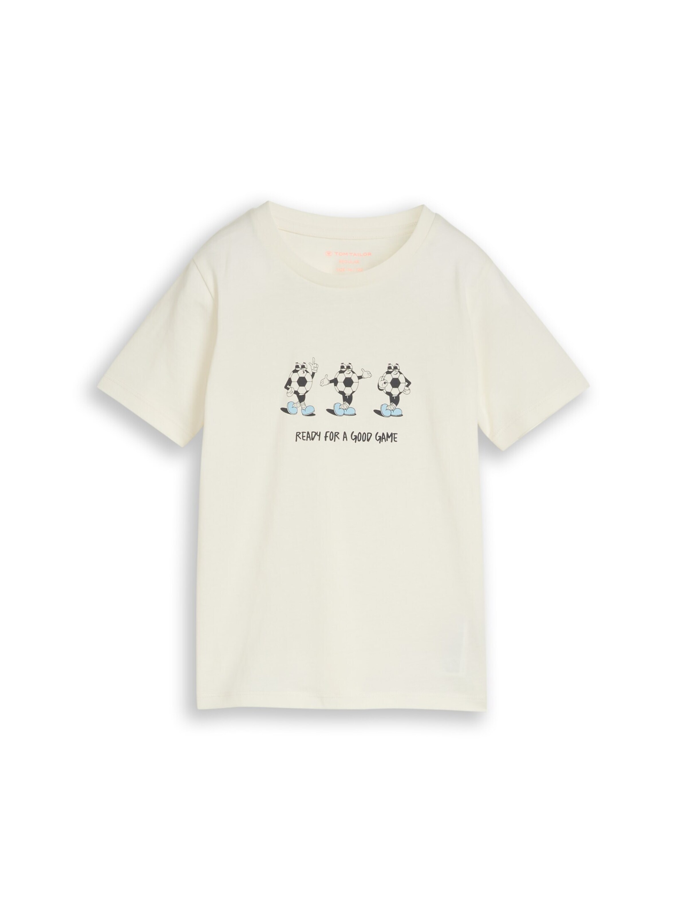 TOM TAILOR T-Shirt in Weiß: Vorderseite