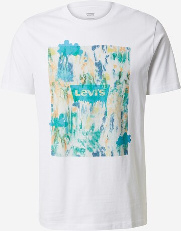 LEVI'S ® Normalny krój Koszulka 'Graphic Crewneck Tee' w kolorze biały: przód