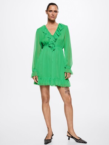 MANGO Kleid in Grün
