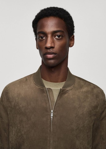 MANGO MAN Between-Season Jacket 'Bero' in Brown