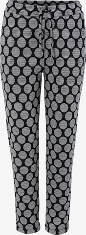 Aniston SELECTED Slimfit Pyjamahose in Grau: Vorderseite