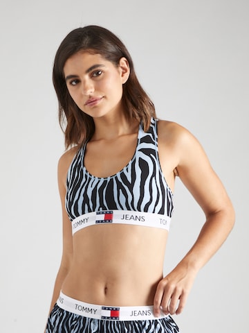 Bustier Soutien-gorge Tommy Jeans en bleu : devant