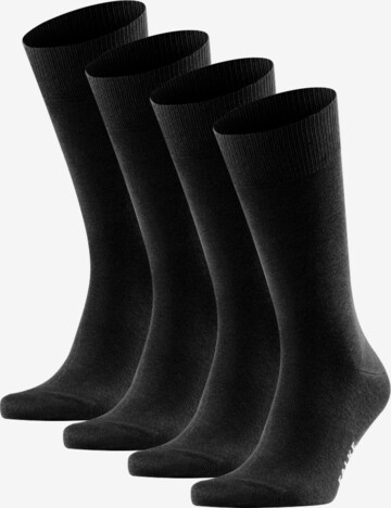 FALKE Socks in Black: front