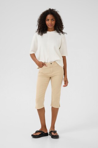 Kaffe Slim fit Jeans 'Zelina' in Grey