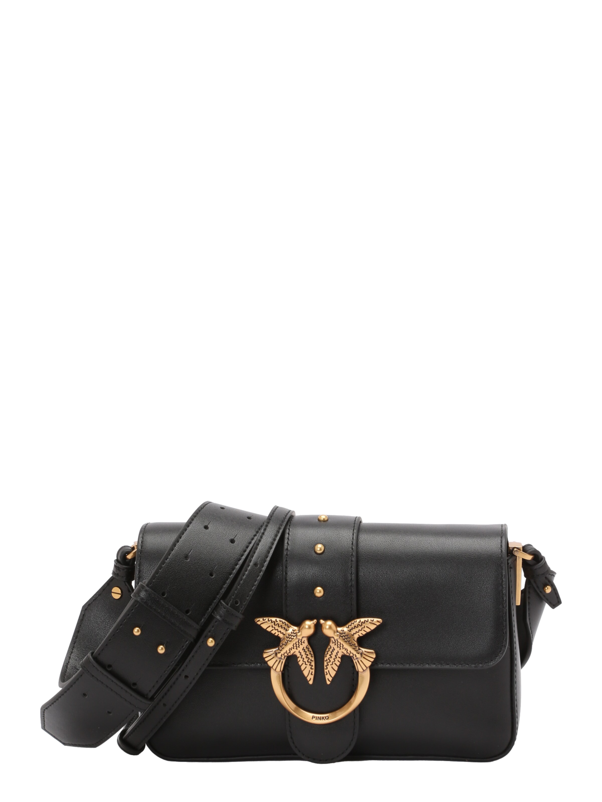 Sac à bandoulière 'Love One' PINKO en noir : devant