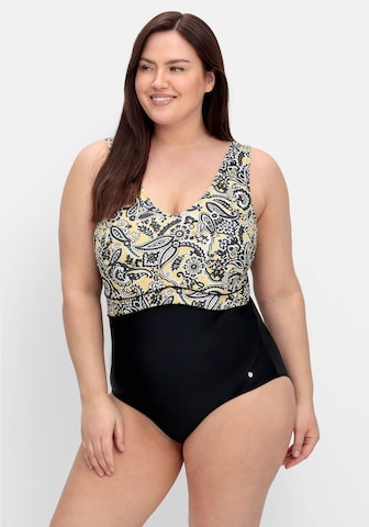 SHEEGO Swimsuit in Black: front