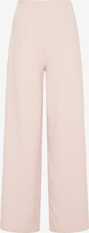 usha BLACK LABEL Wide leg Broek in Roze: voorkant