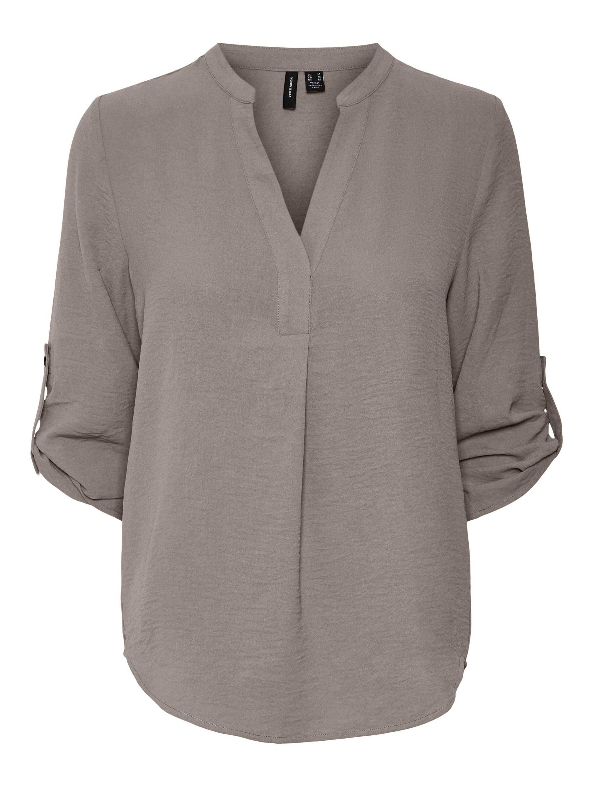 VERO MODA Bluse in Grau: Vorderseite