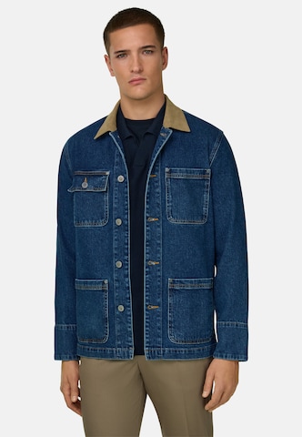 Boggi Milano Between-Season Jacket in Blue: front