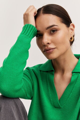 b.young Pullover 'OLIA' i grøn