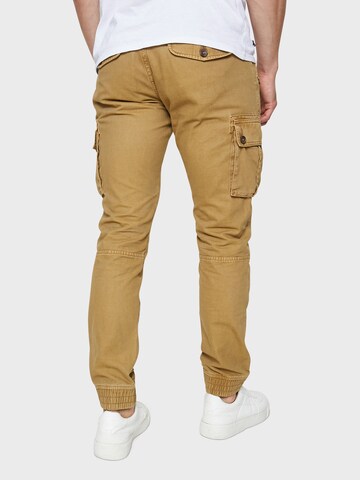 Threadbare Tapered Cargo Pants 'Corez' in Beige