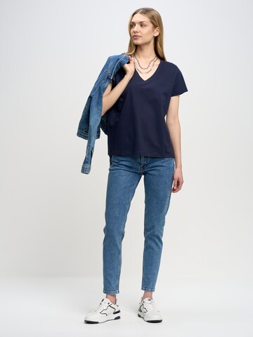 BIG STAR Tapered Jeans 'MAGGIE' in Blauw