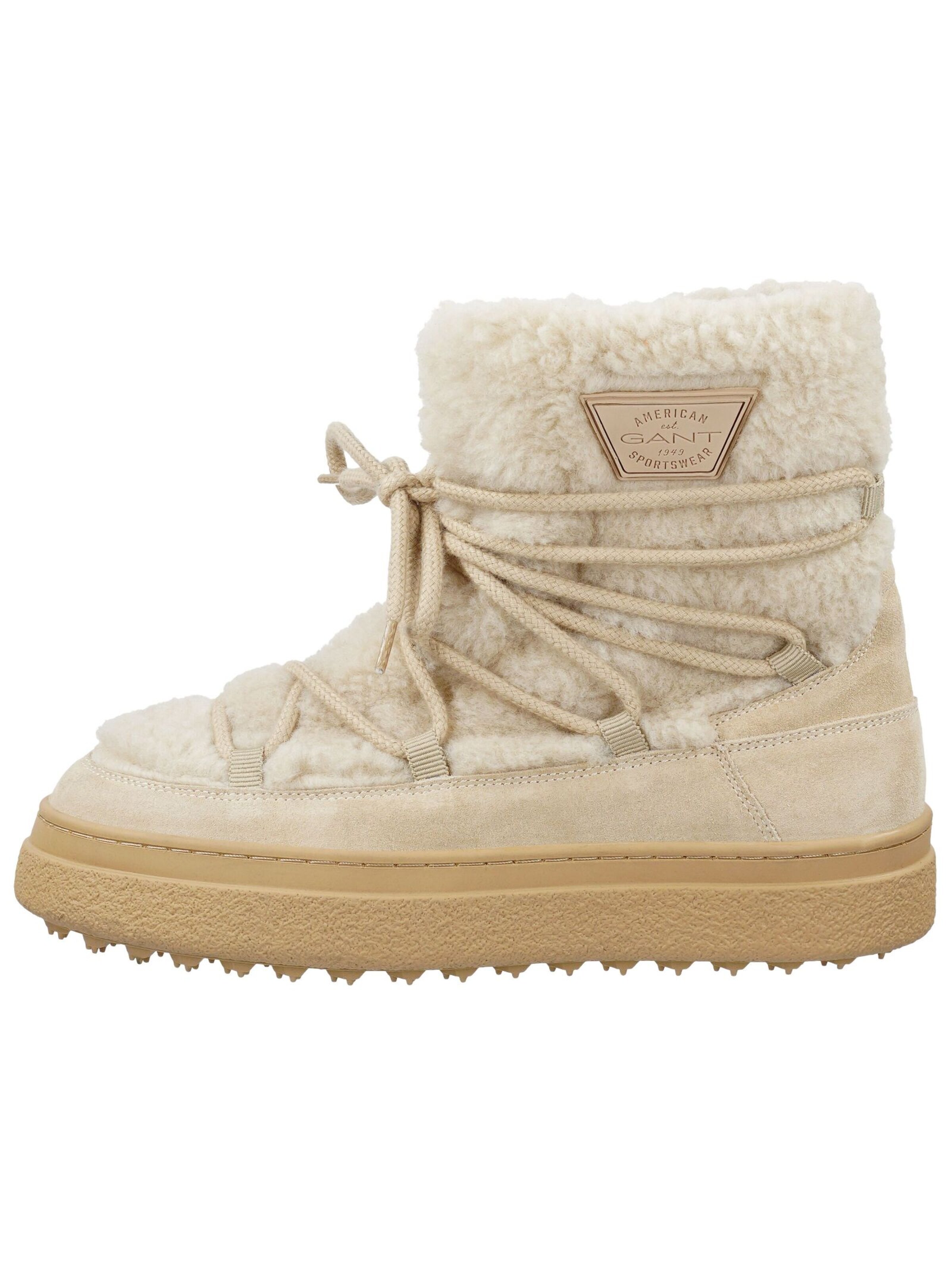 GANT Lace-up bootie in Beige