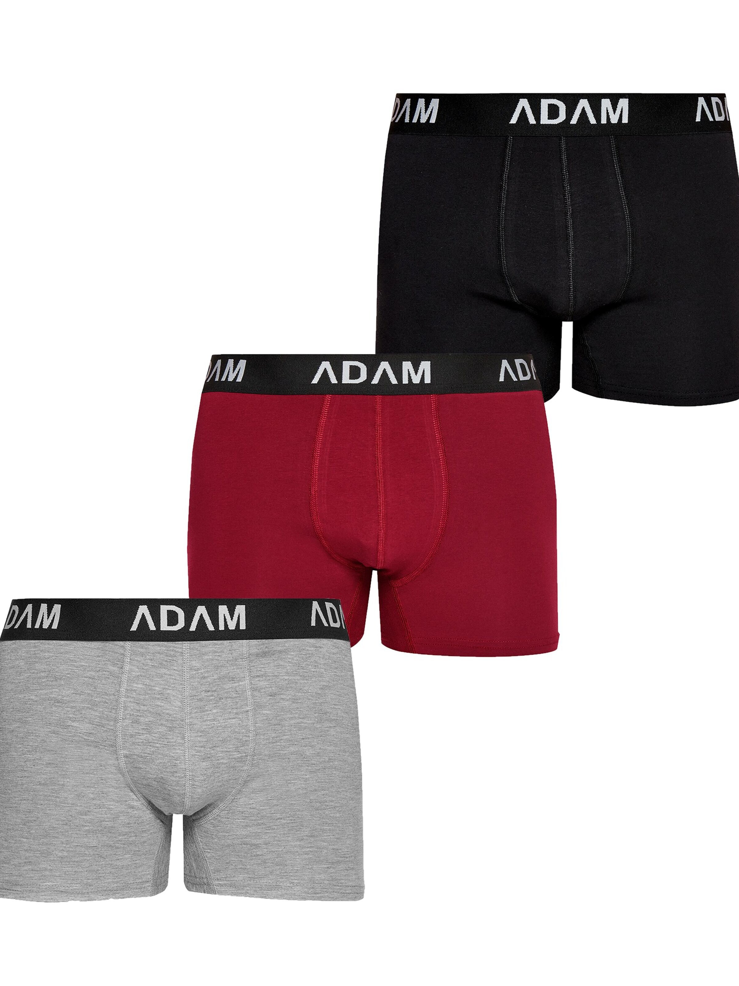 Adam Boxer shorts '3er Pack' in Red: front