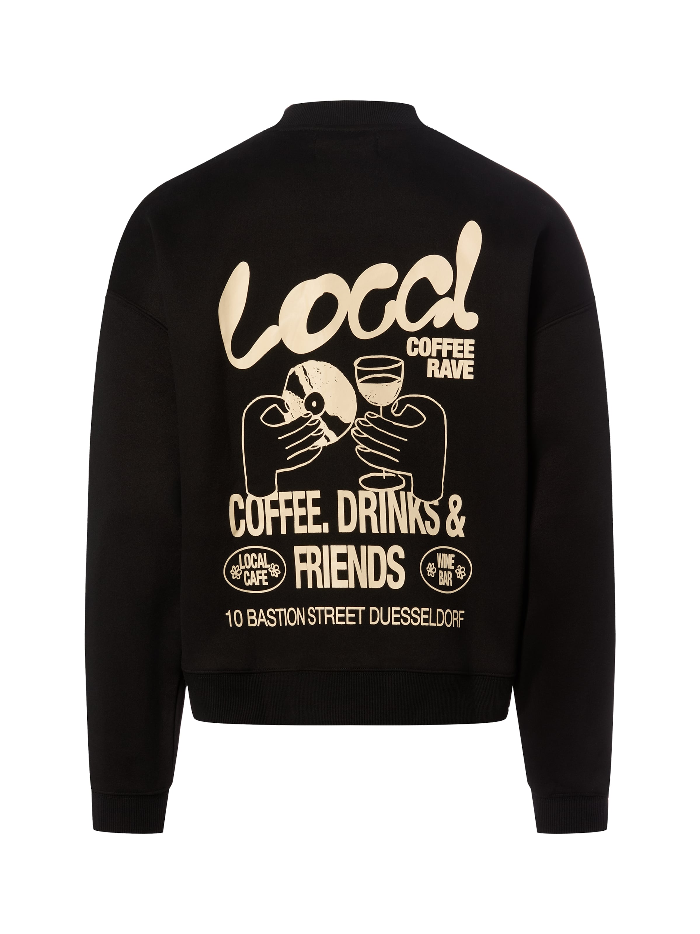 Another Cotton Lab Sweatshirt 'Local Rave' in Black