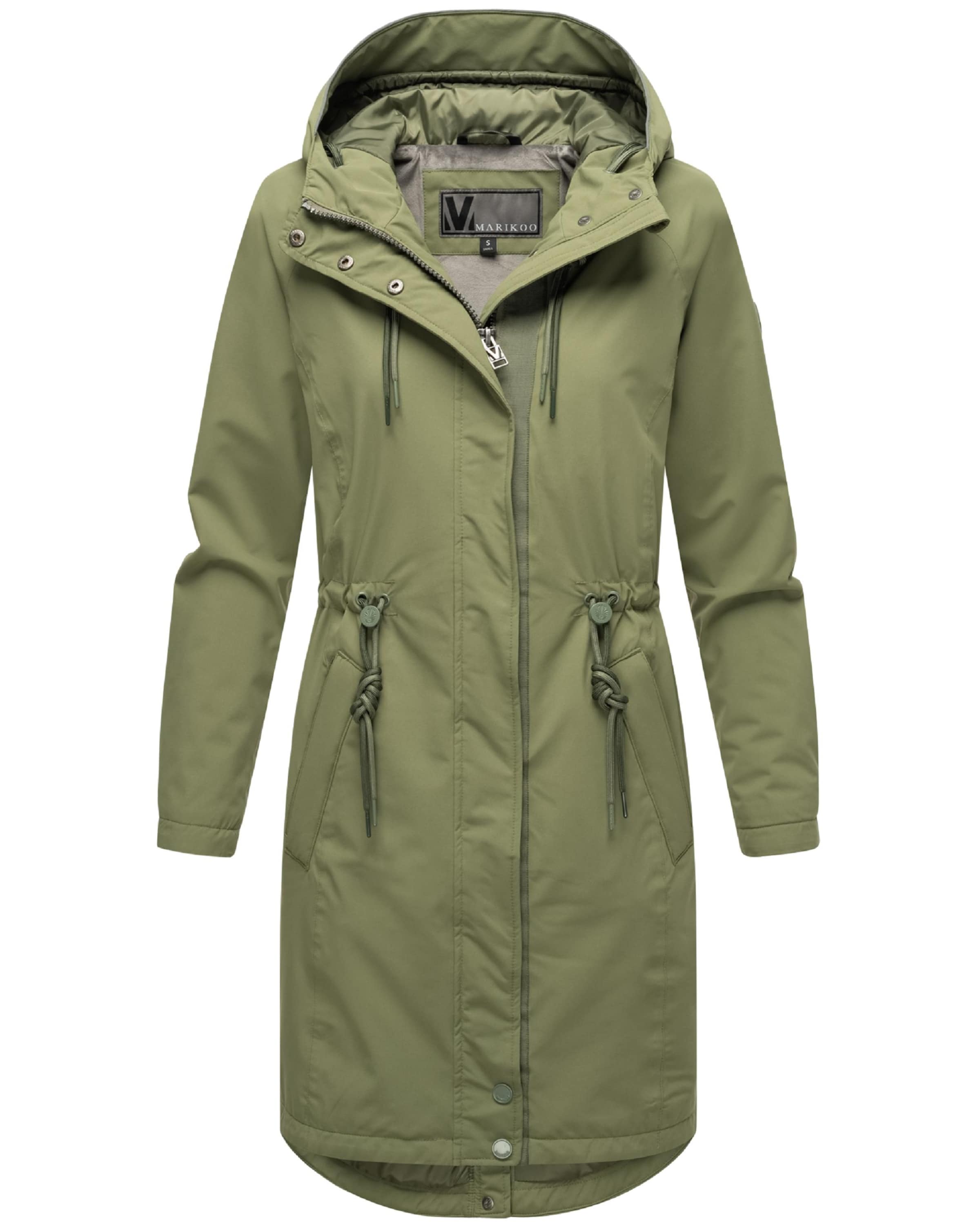 MARIKOO Kevad-sügismantel 'Megumii 16', värv roheline