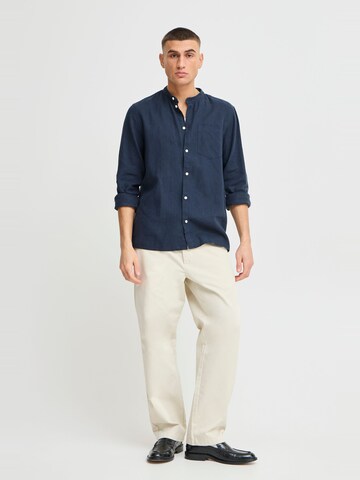 !Solid Regular fit Overhemd ' SDALLAN CHINA SH ' in Blauw