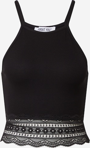 ABOUT YOU Top 'Jenna' in Schwarz: predná strana