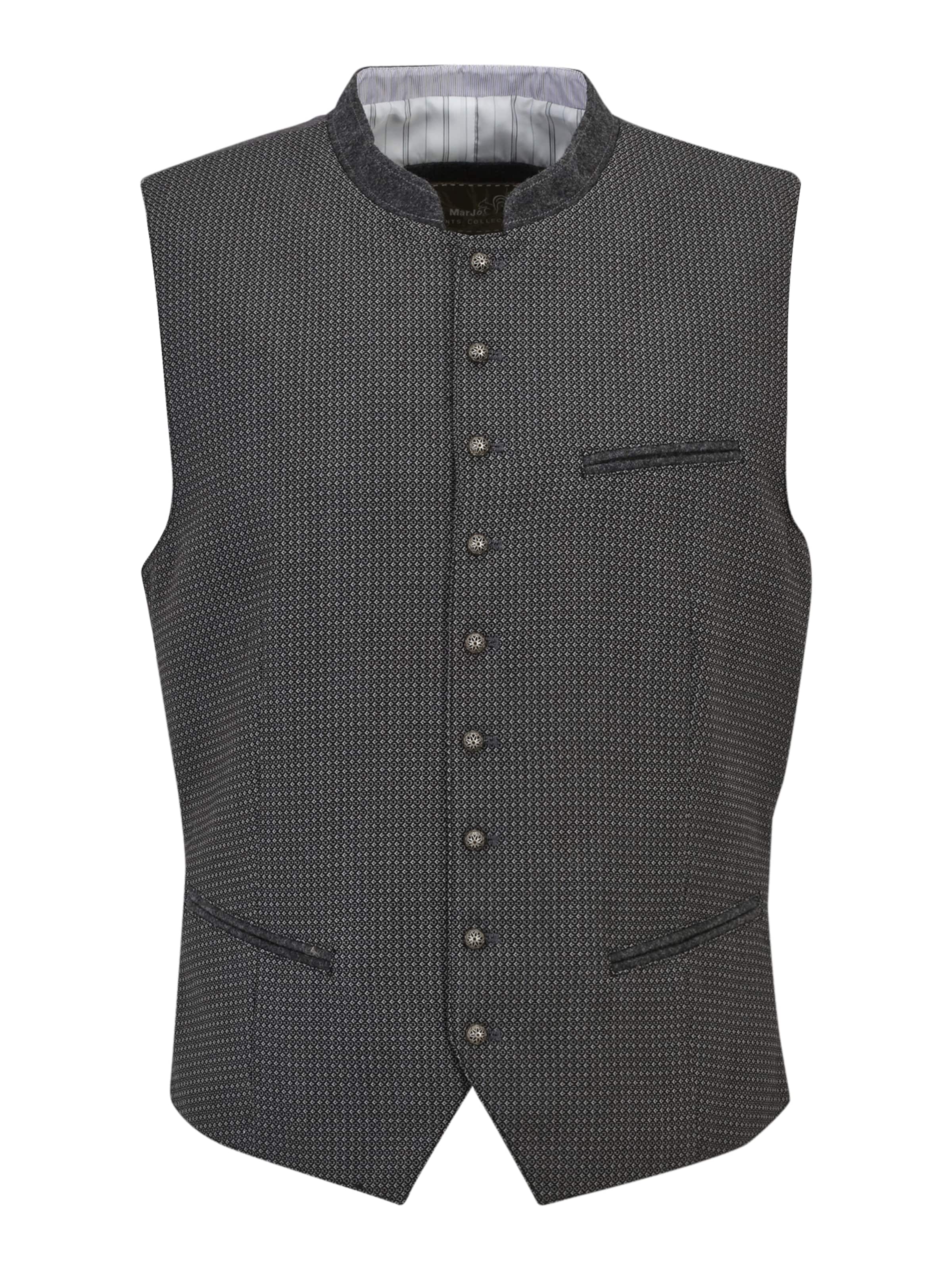 MARJO Folkdräktsväst 'Palling' i grå: framsida