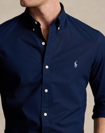 mėlyna Polo Ralph Lauren Priglundantis modelis Dalykinio stiliaus marškiniai