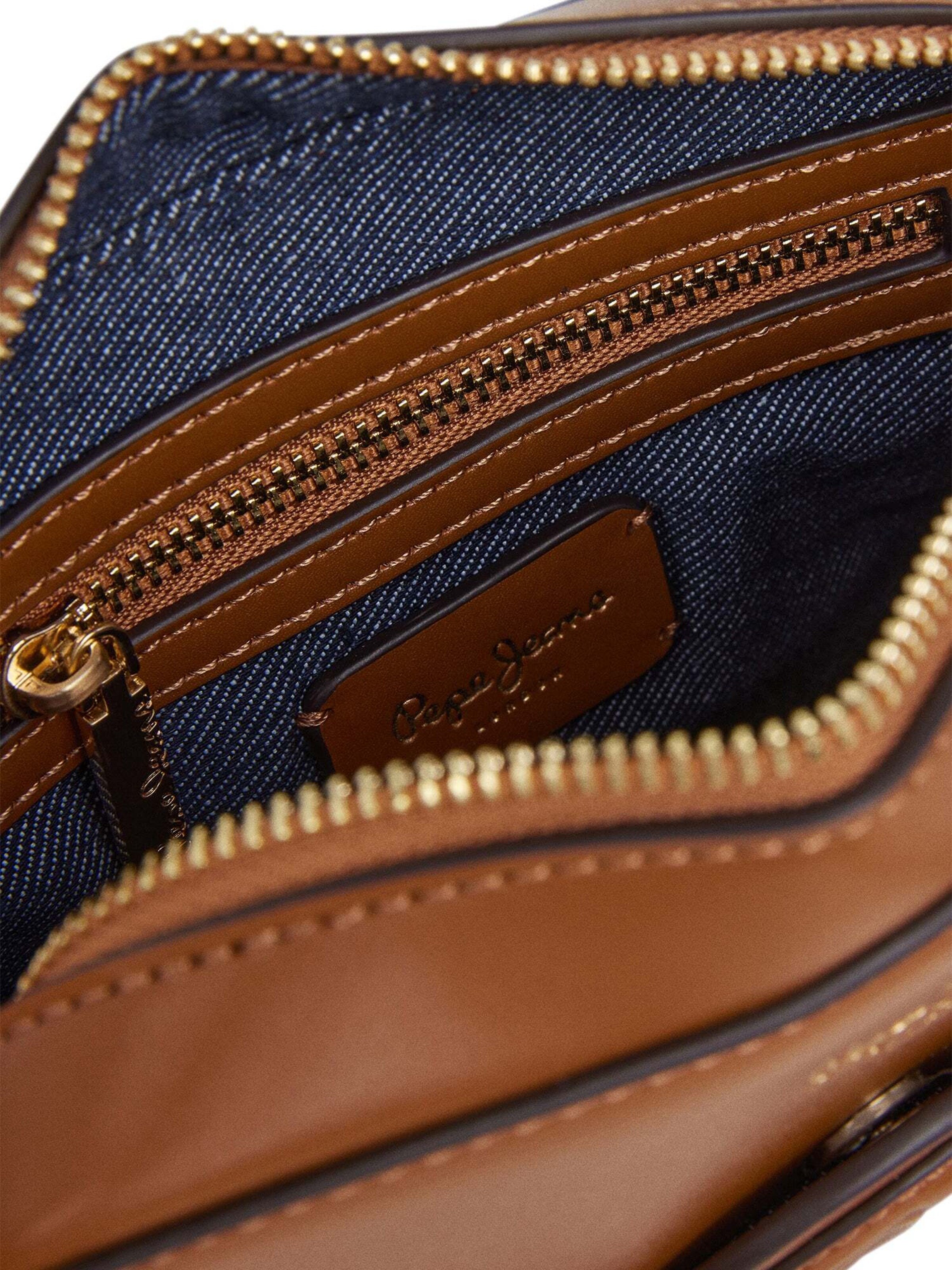 Pepe Jeans Handtas in Bruin