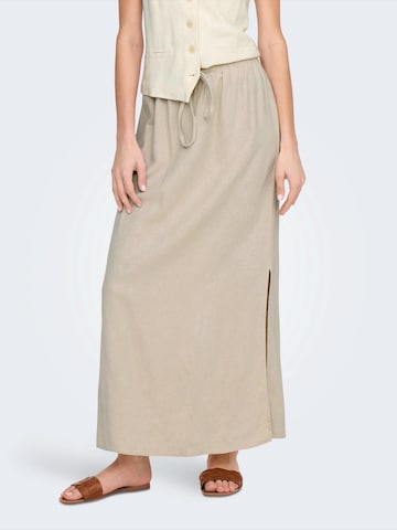 JDY Skirt 'JDYSay' in Beige: front