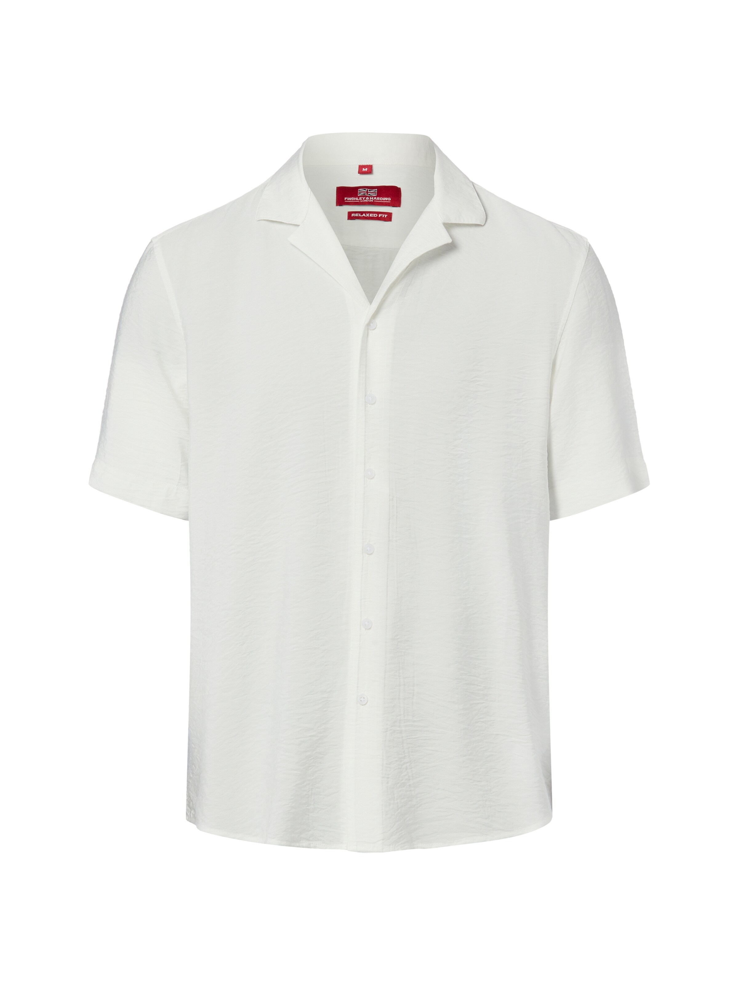 Fit confort Chemise Finshley & Harding London en blanc : devant